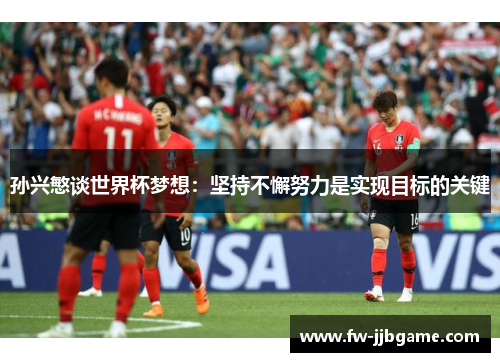 孙兴慜谈世界杯梦想:坚持不懈努力是实现目标的关键 孙兴慜谈世界杯梦想:坚持不懈努力是实现目标的关键